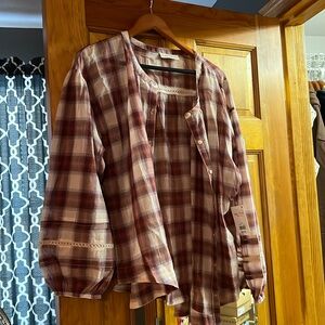 Women’s lucky brand button down xl